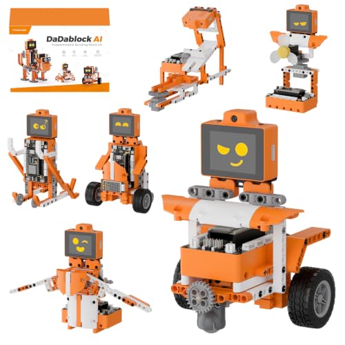 Image of AI Robot Building Block Kit 24-IN-1 STEM Education AI Vision Voice Control
