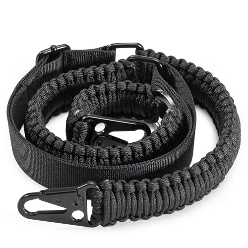 VVAAGG Two Point Paracord Rifle Sling, Black...