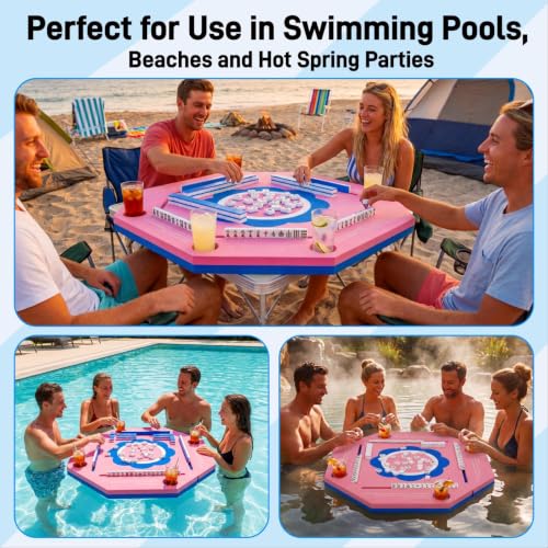 Mesa Flotante de Mahjong para Piscina 32 Pulgadas miniatura 7