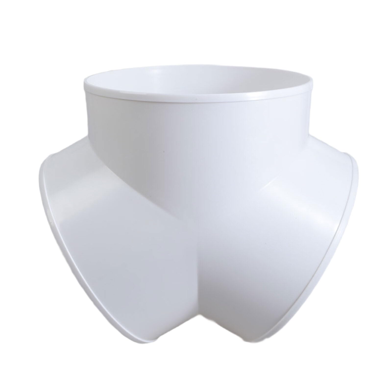 Y Shape Air Ventilation Exhaust Duct Connector Joint Coupler 3 Ways Splitters PVC Exhaust Pipe Portable Fittings Quick Ventilation Tube Joint Coupler