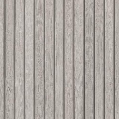 LXCREAT Wood Slat Peel and Stick Wallpaper, Faux Grey Wood Panel Grain Contact Paper 17.71" x 118", Wood Self Adhesive Removable Vintage Look Wall Paper Decorative for Wall Covering Cover