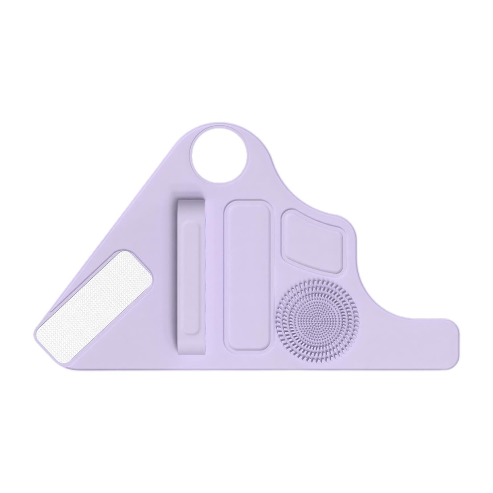 CALANDIS⢠Silicone Makeup Pad Storage Makeup Brush Cleaning Mat for Art Supplies Brush Purple | Brush Cleaners | Makeup Tools & Accessories | Makeup
