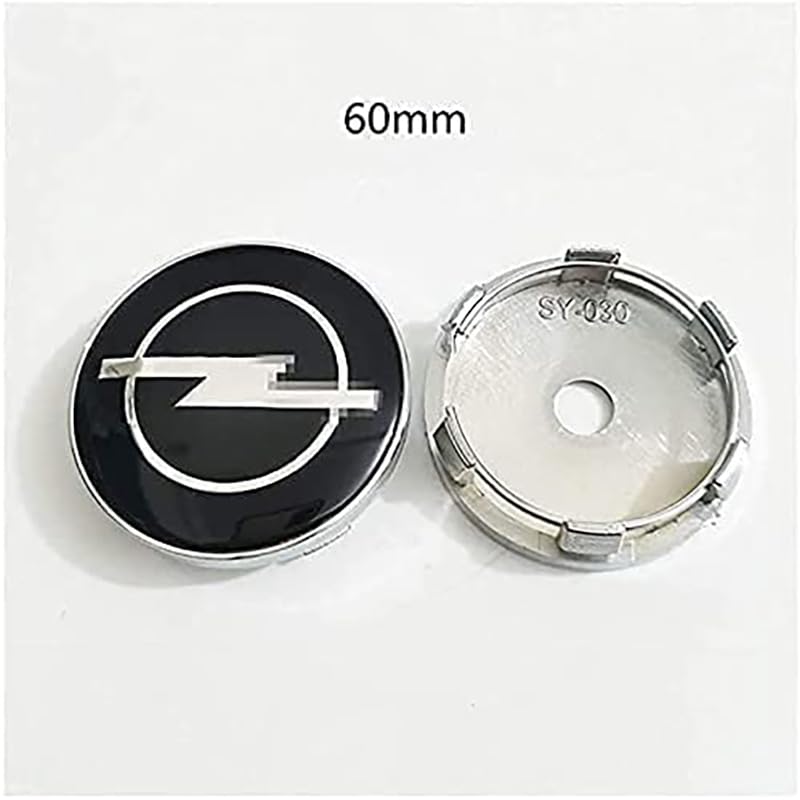 Juego De 4 Tapacubos Para Opel Astra, Zafira, Corsa, Insignia, Vectra - Impermeables UV, Mejora El Aspecto, Fácil Instalación