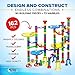 Marble Mania Marble Run - Marble Runs for Kids - 162 Pieces Plus Storage Tub - Construction Toys for 4-8 Year Old Boys or Girls - Educational STEM Toys for 4+ Year Olds