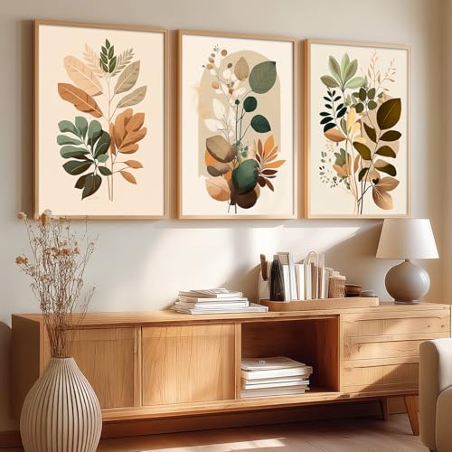 Image of kotart Painting for Wall Decoration - Modern Art Wall Decor Framed Painting for Living Room Bedroom - Framed Wall Posters /Paintings with Frame Set of 3 (Art-6, 19X25 inch)