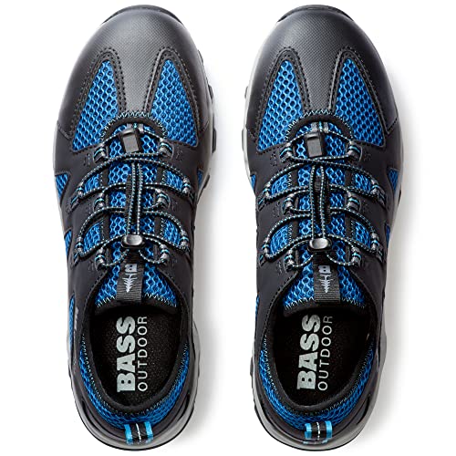 BASS OUTDOOR Men's Aqua Mesh Trail/Water Shoes – Pull-on Hiking Sneakers3