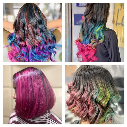 Image of Streax Professional Hold and Play Funky Colours, Hair Color, 100g - Groovry Pink