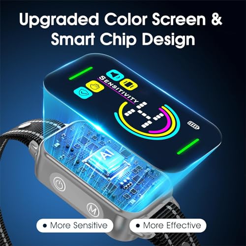 Image of DINJOO Bark Collar, Dog Collar for Large Medium Small Dogs,Smart Barking Collar,Rechargeable Anti Barking Training Collar with 8 Adjustable Sensitivity,Bark Collar with Beep (Grey)