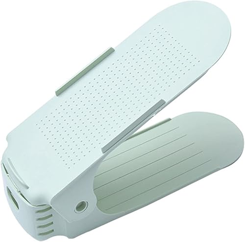 Miniatura 1 de Tgoon Soporte para zapatos de doble capa con puntos antideslizantes que ahorran espacio estante de almacenamiento para zapatos agujero de aire