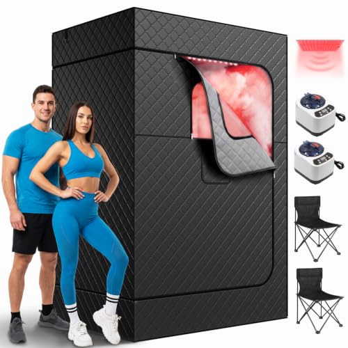 SOARFLY Upgraded 2 Person Infrared Sauna Box