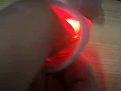 Miniatura 1 de SUMAG Puntas de pulgar con luz roja, trucos de magia para los dedos, 2 pares de dedos falsos con luz LED mágica para mago