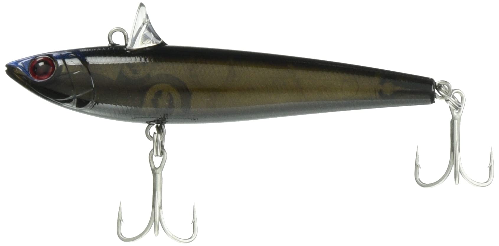 TackleHouse RB77LW Vibrating R.D.C Rolling Bait Lightweight 3.0 inches (77 mm), 0.4 oz (11 g), G Black #06