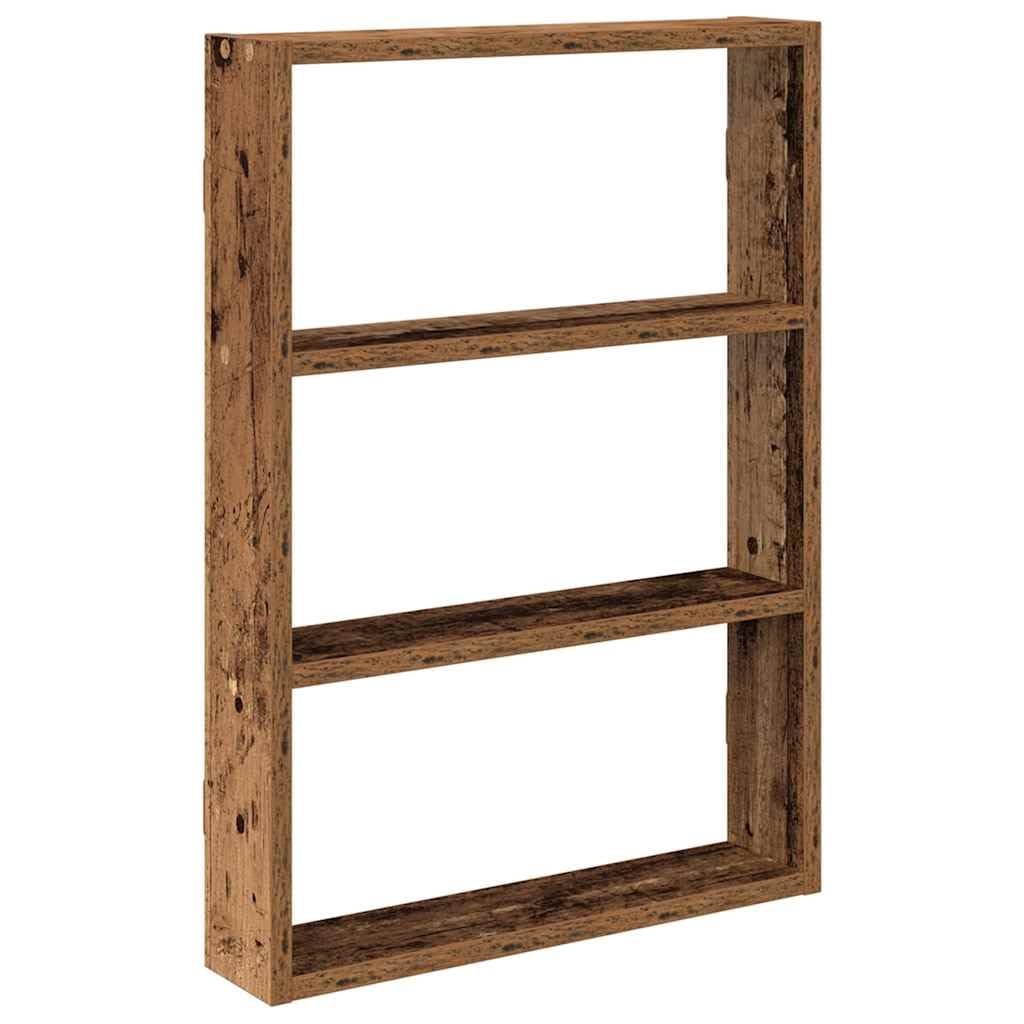 Vidaxl Old Wood Wall Shelf 43X9x60 Cm Engineered Wood