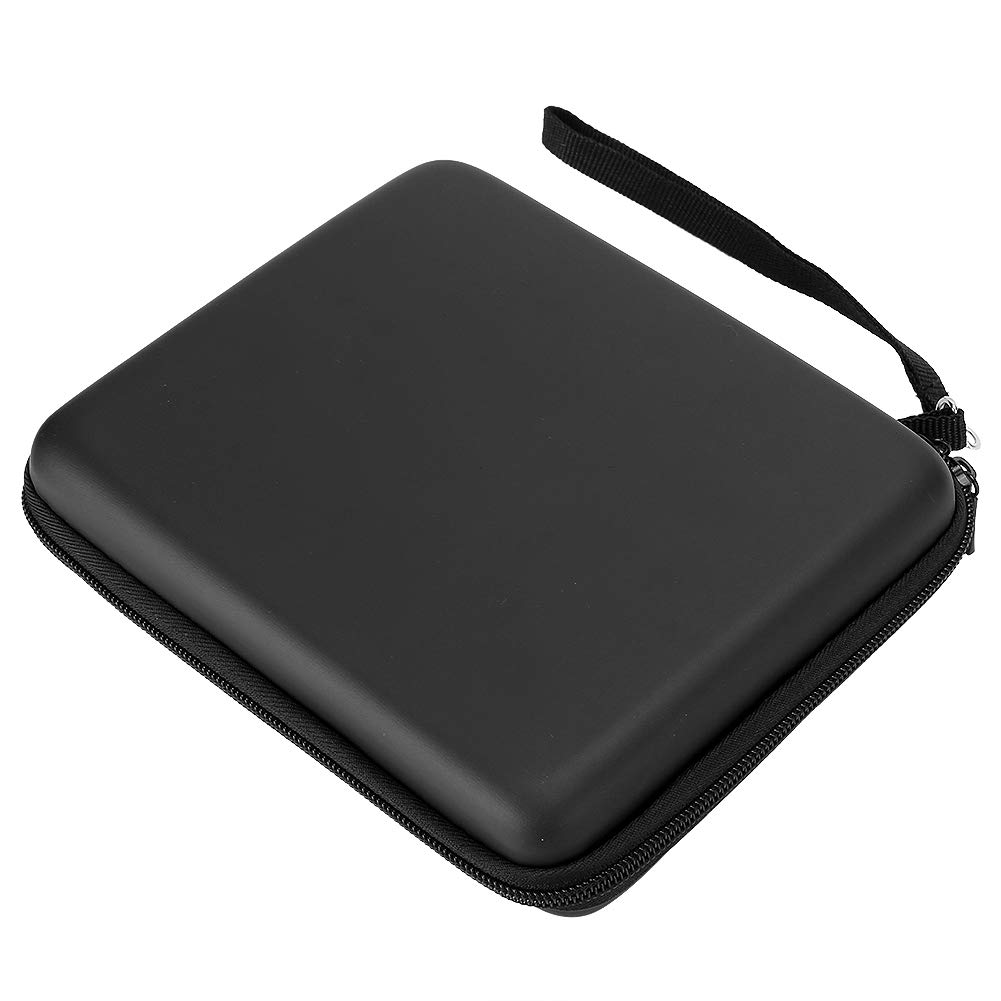 Cocoarm Borsa Portaoggetti da 2 Pezzi Custodia Protettiva Rigida in EVA Borsa Portaoggetti per Console di Gioco Portatili con Doppia Cerniera Design Antiurto per Viaggi Giornalieri 2DS (BLACK)