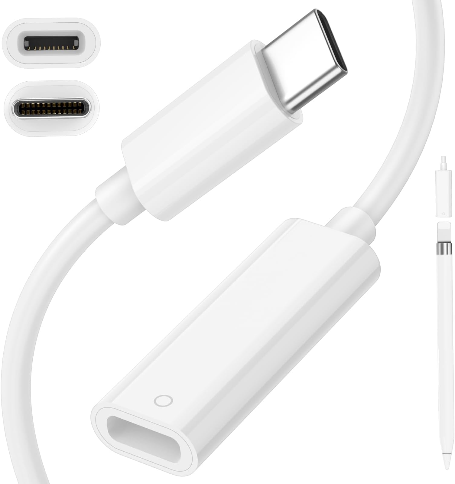 Adapter Iphone 8 Kopfhörer Und Laden Original USB C Cable to Apple Pencil Adapter,Type C Cable to iPencil Adapter for