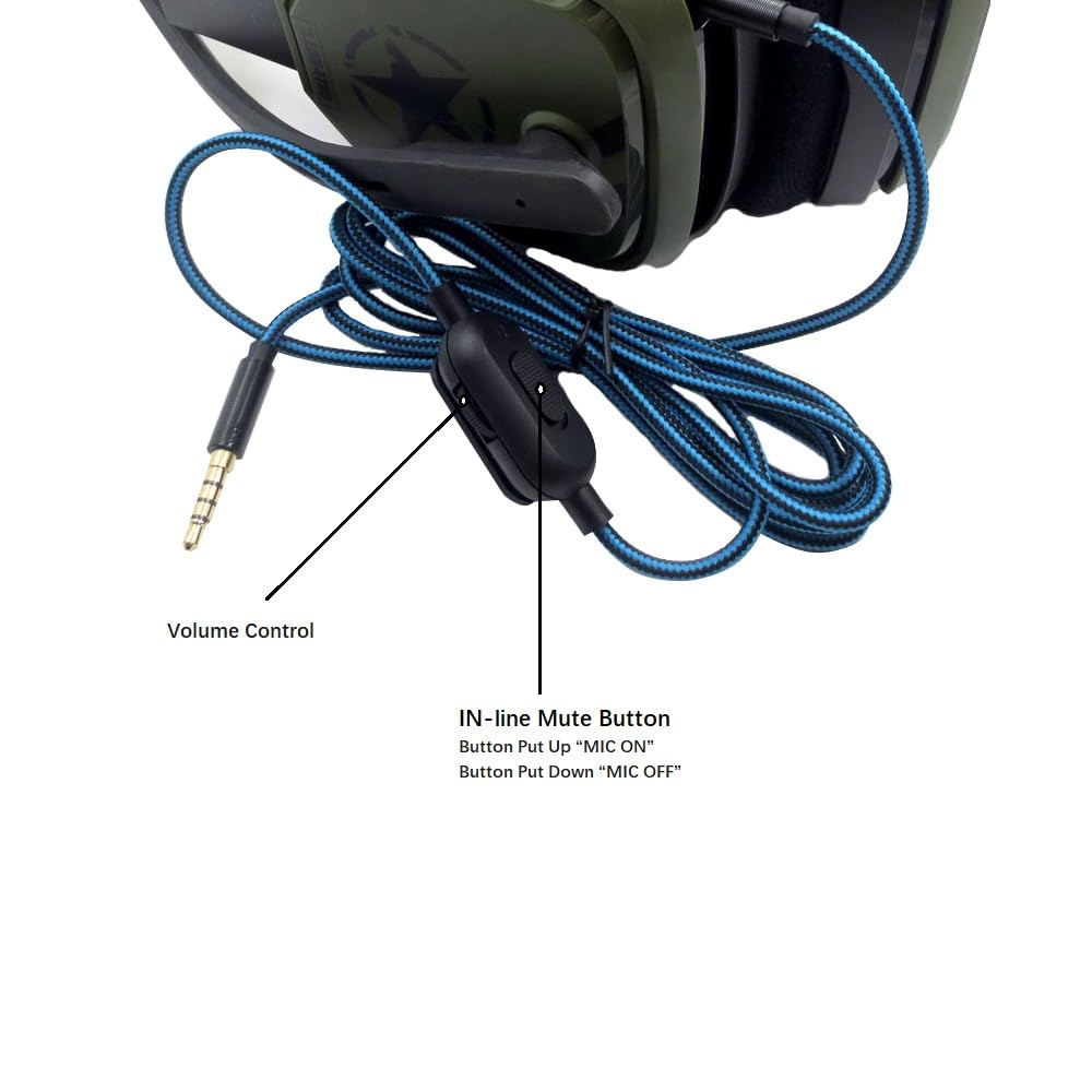 Cable de audio de repuesto para Astro A10, A40, A30, auriculares para videojuegos PS4, Xboxone, Smartphone, PC, Macs