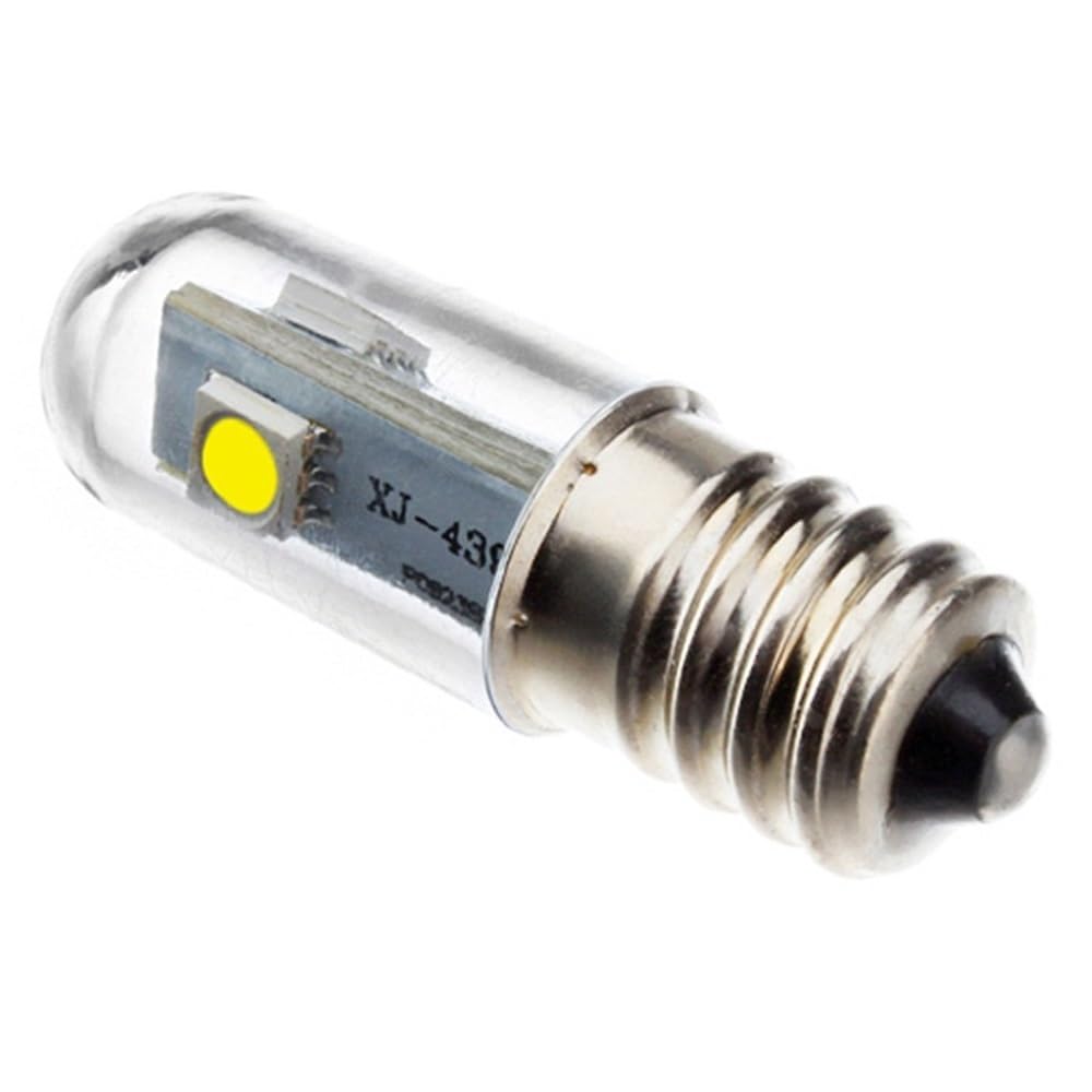 HHF Illuminazione domestica, Confezione da 50, lampadine a LED for frigorifero, luci a pollice, AC220V T15 E14, 0,5 W, luce notturna decorativa(2700K warm white)