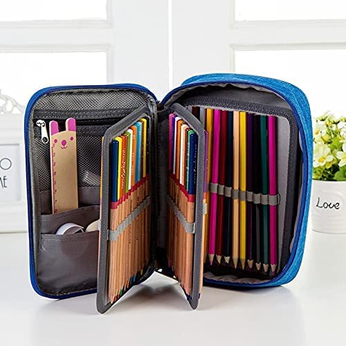 Astuccio Astuccio per matite/Penne ad Alta capacità 72 Fori Papeleria Materiale in Tessuto Oxford Astuccio per Penne Escolar Astuccio Scuola Marsupio Portatile