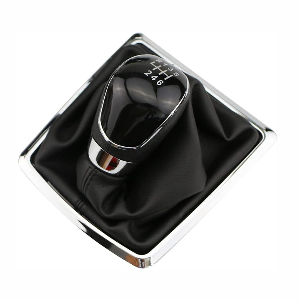 CULTP Car Gear Shift Knob for Ford Kuga 2008 2009 2010 2011 2012,Gear Lever Handle Gearstick Gaiter Boot Kit Transmission Knob Head Accessories