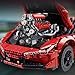OWNONE 1 V8 Engine Model Kit That Work - 8-Cylinder Visible Engine Building Blocks Set with Motor, LED Light & APP Control - Build Your Own Engineering Kit, STEM Project for Adults & Kids (660 PCS)