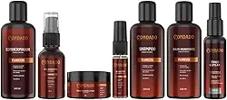 Kit Shampoo Condicionador Creme modelador Óleo Hidratante Masculino Cabelo Barba Premium Condado (Floresta (Amadeirado))