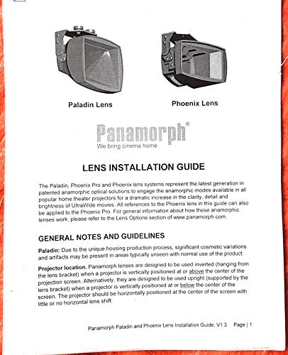 Image of Panamorph - Paladin Anamorphic Home Theater Projector Lenses