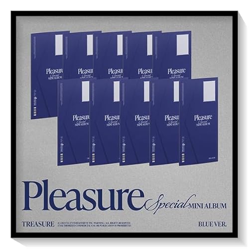 TREASURE (gW[) - SPECIAL MINI ALBUM [PLEASURE] (BLUE VER.) ؍ (ASAHI Ver.) [sAi]