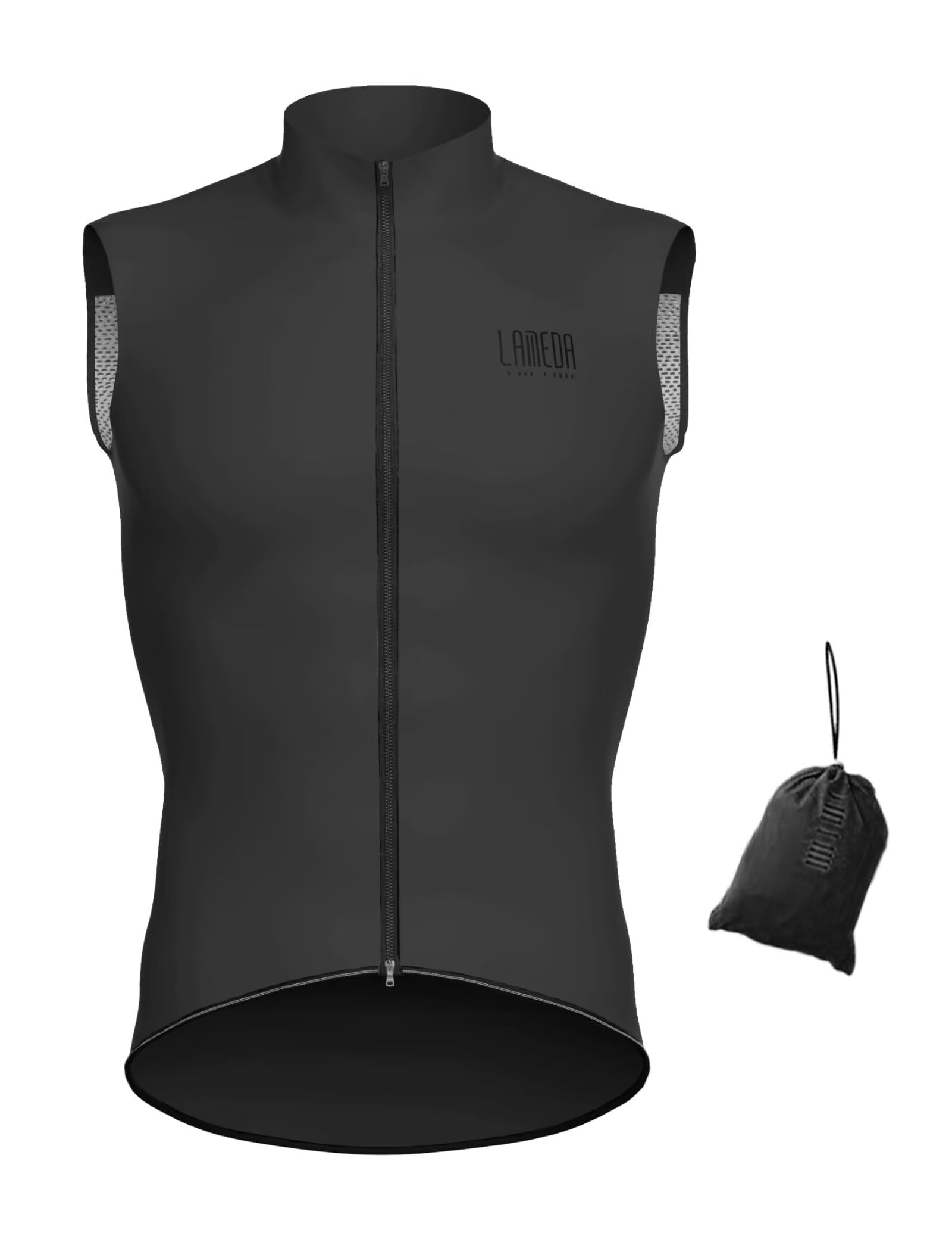 LAMEDA Chaleco Ciclismo Hombre para Hombre Mujer Ligero Secado Rápido Transpirable Chaqueta Deportiva Sin Mangas Cortaviento MTB Verano