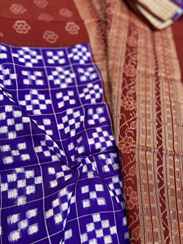 Pencil For Change double ikat silk saree in mulberry silk – image 7