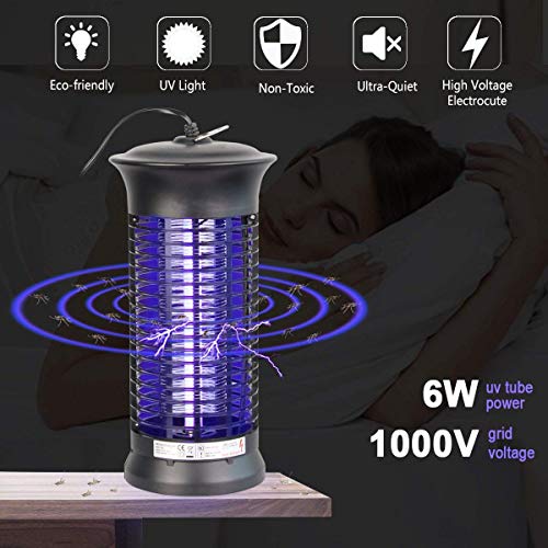 Muggenlamp Muggenkiller Lamp, Fysieke Bug Zapper Muggenkraal, Stille Veilig Niet-giftig, Woonkamer Baby Slaapkamer… - Image 4