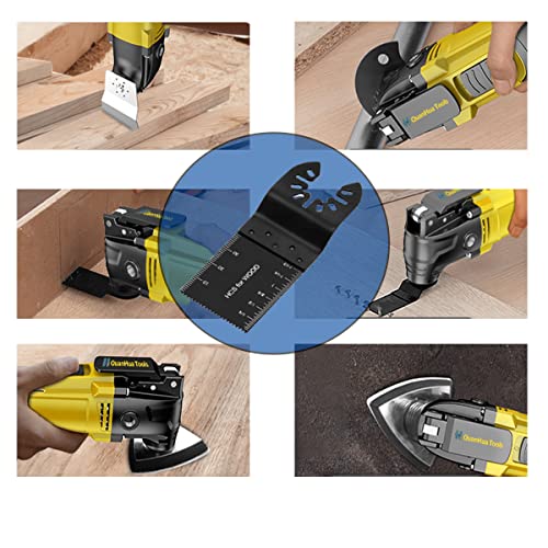 20PCS 35mm Multi Tool Blades Universal Oscillating Saw Blades, Professional Wood Metal Cutter Quick Release for Fein Multimaster, Ryobi, Milwaukee, Bosch, Dremel, Dewalt, Rockwell, Makita and More 6 20PCS 35mm Multi Tool Blades Universal Oscillating Saw Blades, Professional Wood Metal Cutter Quick Release for Fein Multimaster, Ryobi, Milwaukee, Bosch, Dremel, Dewalt, Rockwell, Makita and More - Image 6