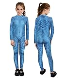 Quenny men and women anime cosplay costumes,Halloween avatar digital print tights,performance suits. (Medium(6-7 Years old))