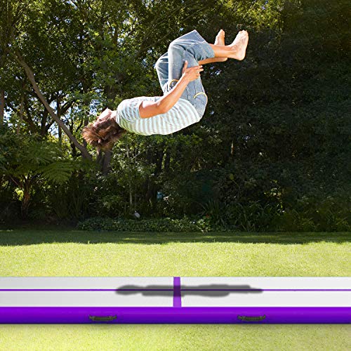 image for EZ GLAM 10ft/13ft/16ft/20ft Air Mat Tumble Track Inflatable Gymnastics