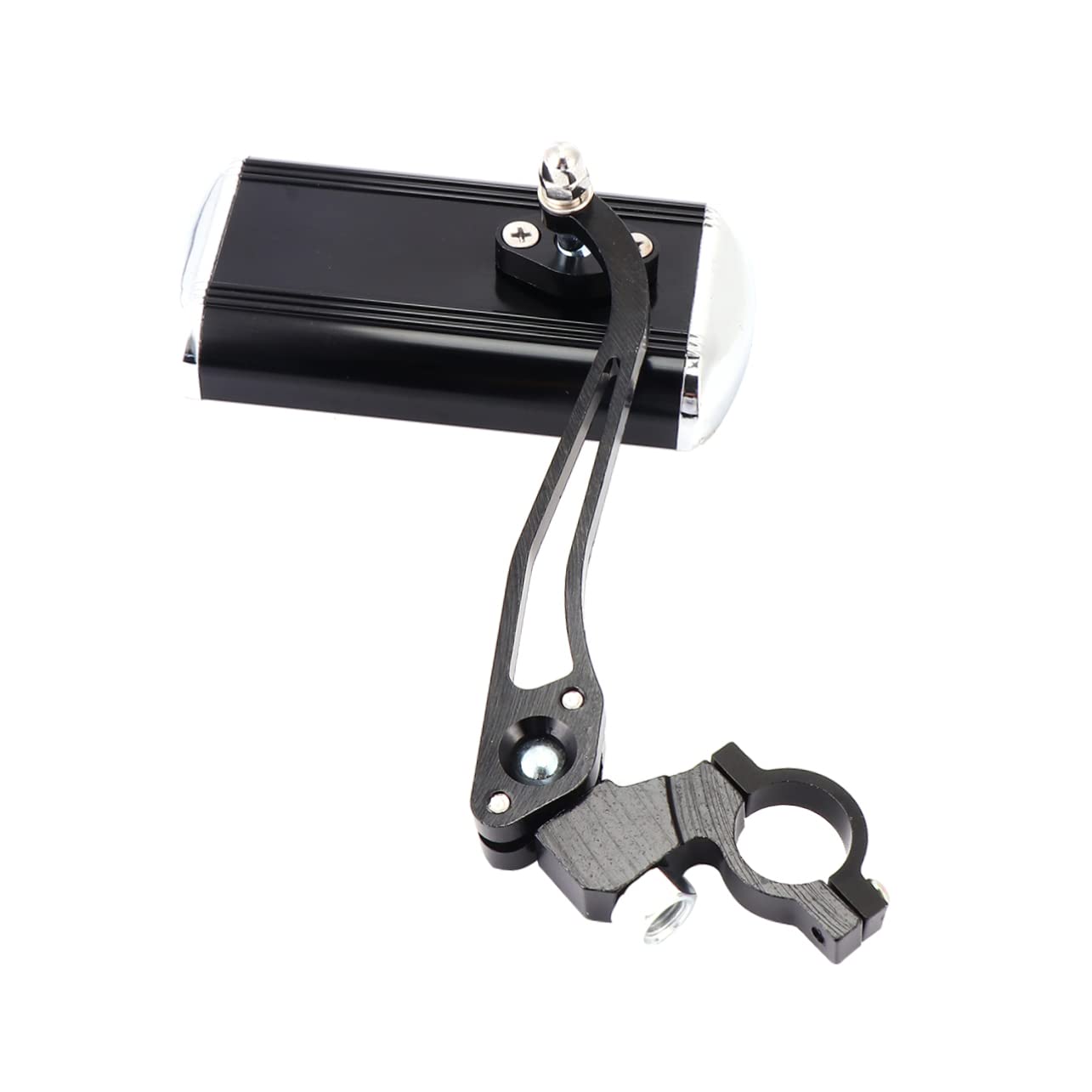 HOLIDYOYO 1Pc Rearview Mirror for Bike Rotational Handlebar Mirror Unilateral Design Fits Durable Alloy Construction Stylish Cycling Accessory