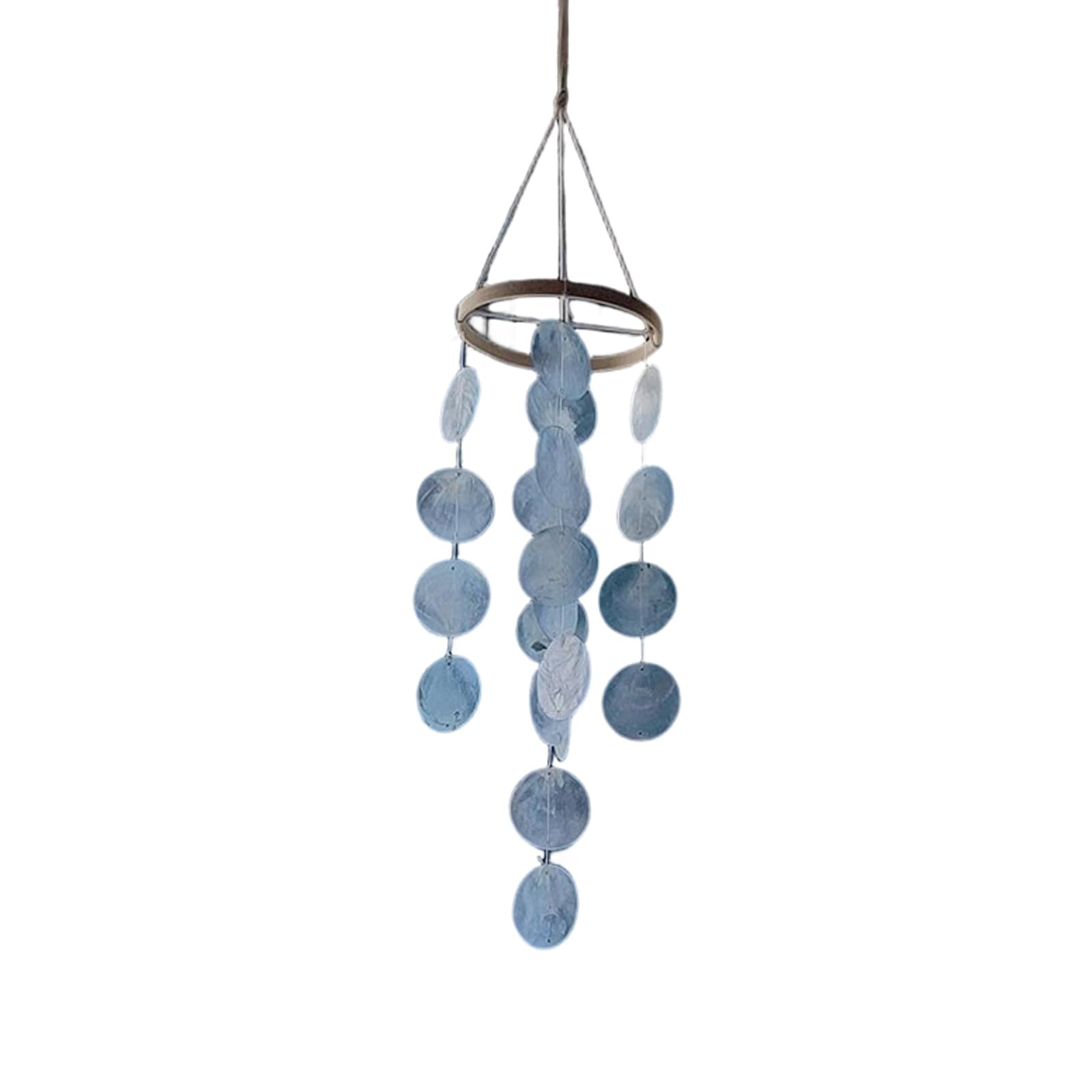 Ekoama Wind Chimes for Outside,Clear Tone Sea Shell Wind Chimes Outdoor, Sea Shell Windchime for Porch
