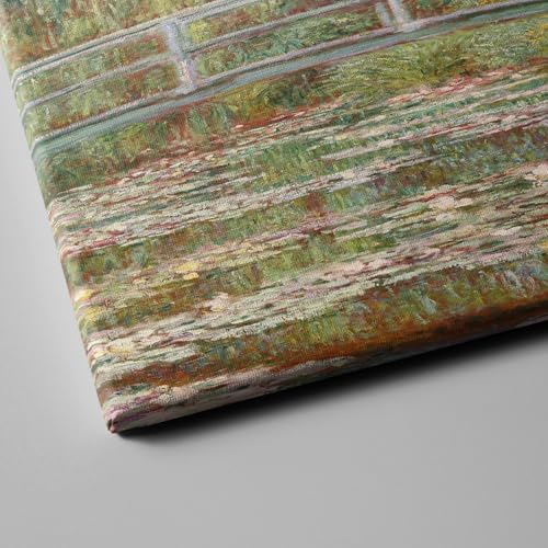 Toile Claude Monet Pont de nénuphars évocation poétique format medium