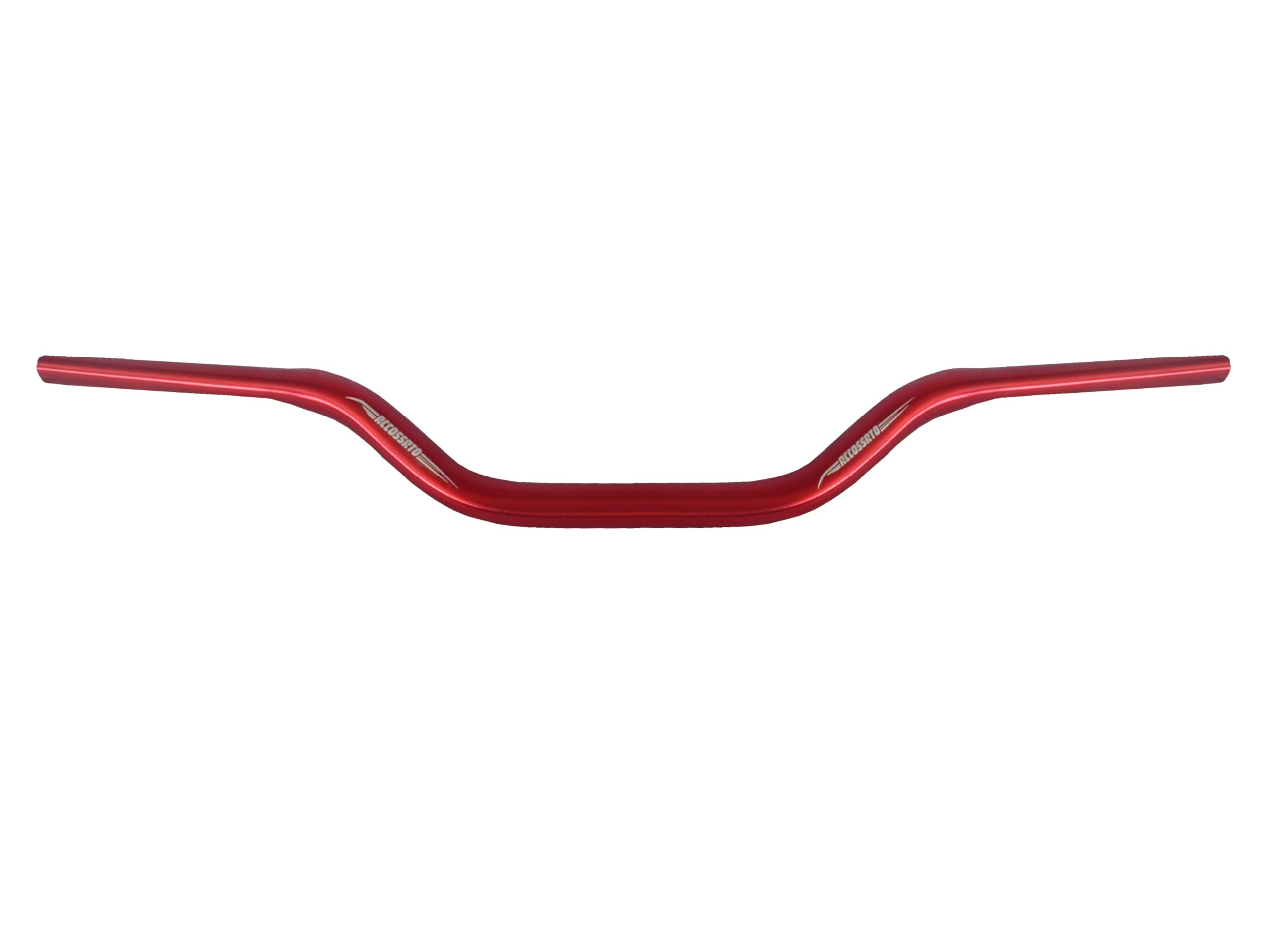 ACCOSSATOHandlebar Red Aluminium for Fantic XEF 125 FA13 2021 (CC 125) Diameter 28.5 x 4.5 mm
