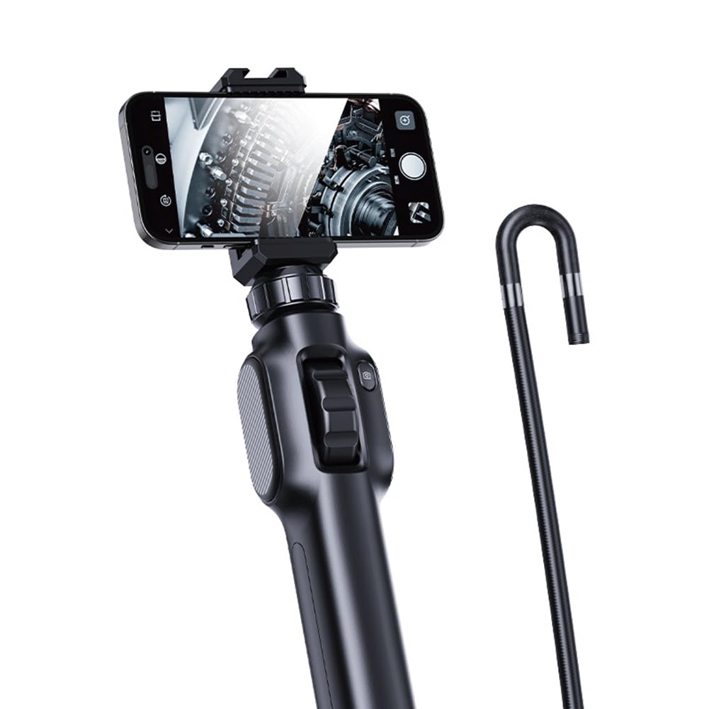 Industrialny Endoskop Borescope 2MP z -Rotacją 360 Stopni do Kontroli Samochodu 8 LED dla Smartfonów