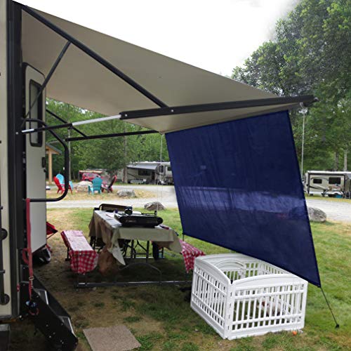 Image of RV Awning Mesh Sun Shade Screen for Motorhome Camper Trailer Sunshade