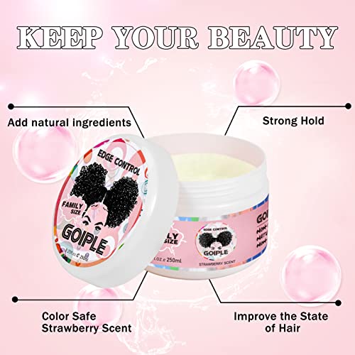 Goiple 8.25 Oz Edge Control Wax For Women, Non-Greasy Edge Smoother, Hair Gel For All Hair Types thumb #2
