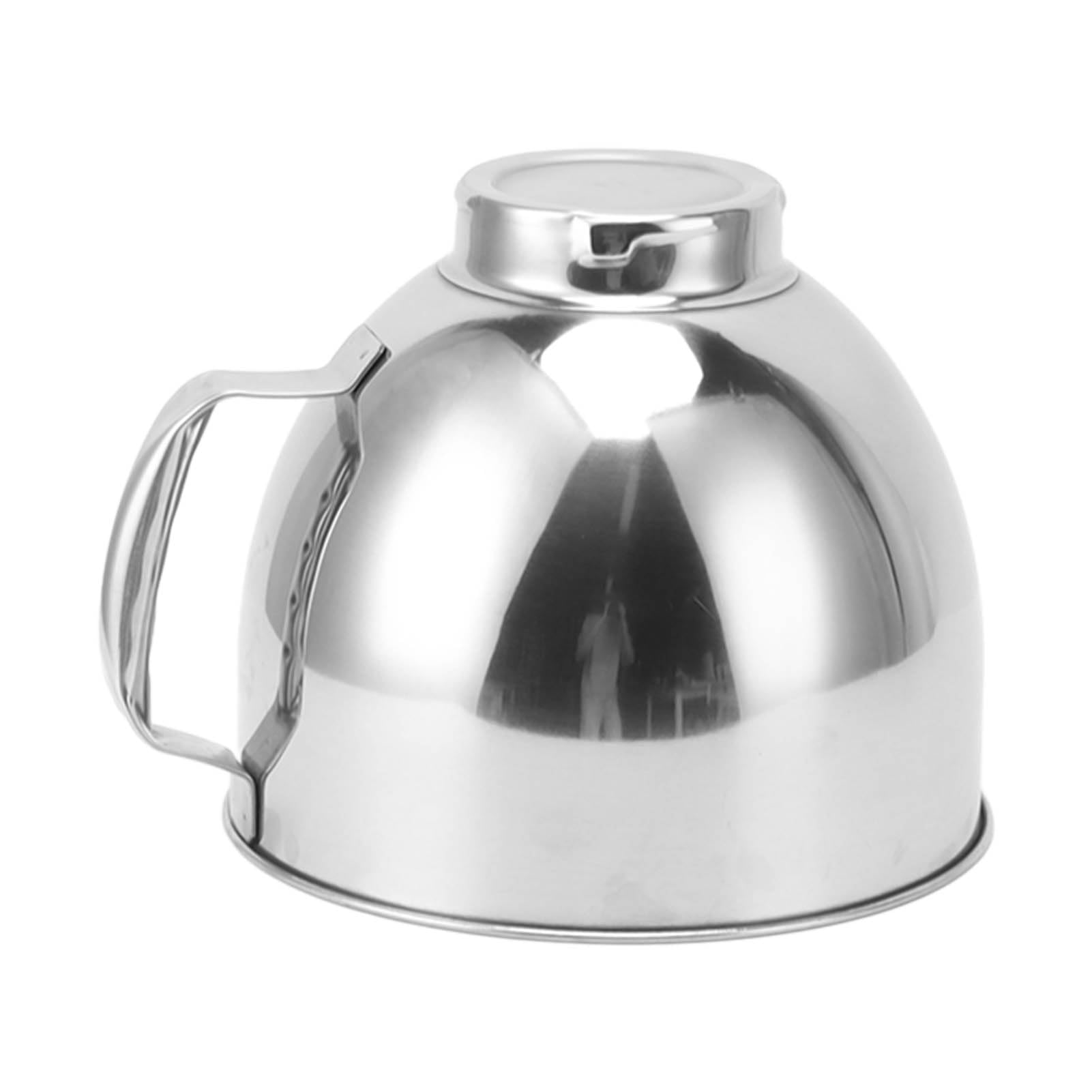 Aramox Tazón de acero inoxidable con mango para Artisan