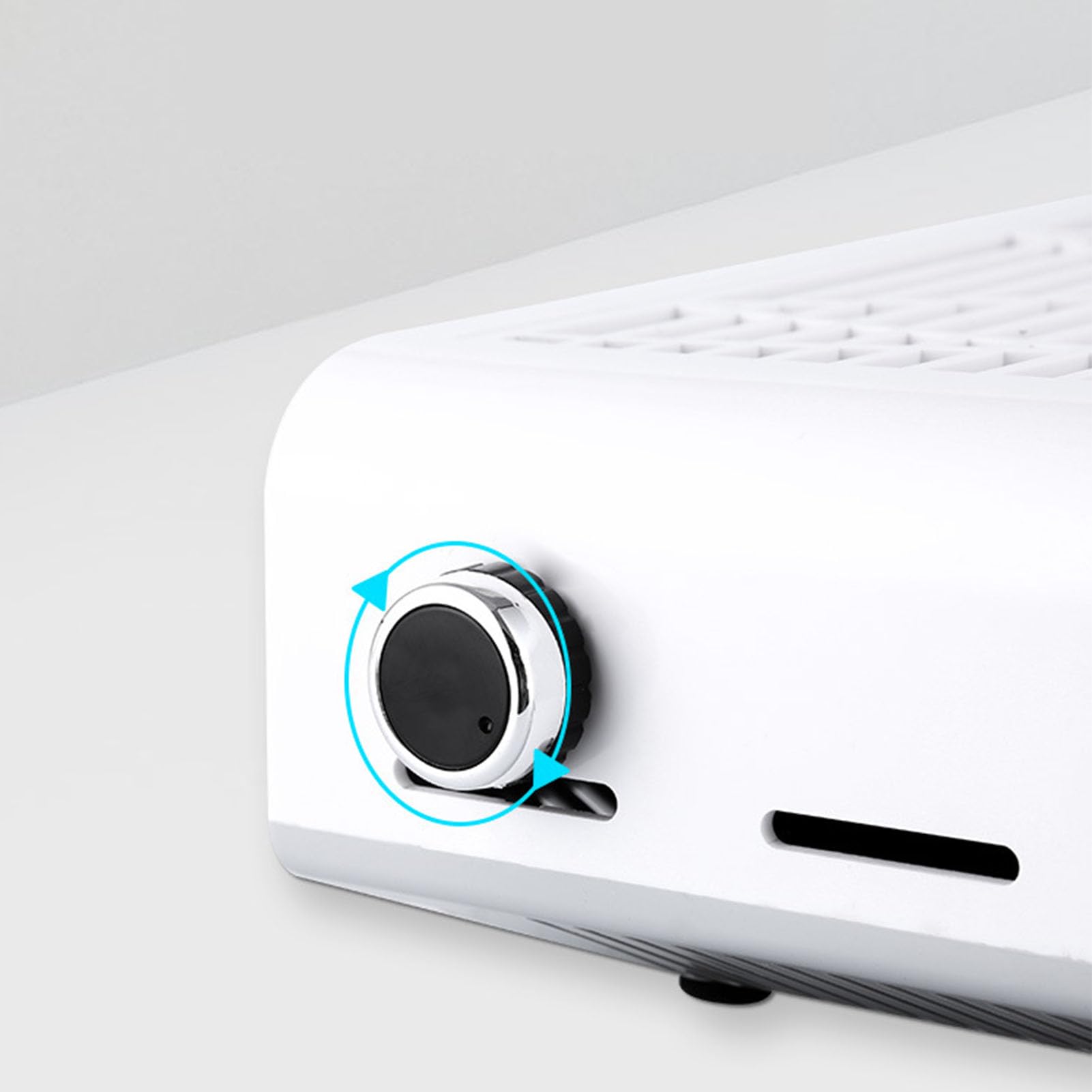 Aspiratore per Polvere da Unghie Regolabile 80W – Aspirapolvere da Tavolo con poggiamano e Filtro Denso, estrattore Portatile per limatura, per casa e Salone
