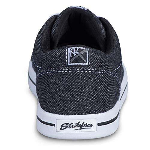 Strikeforce Laguna Black/Denim Women's Bowling Shoe with FlexSlide Technology for Right or Left Handed Bowlers4