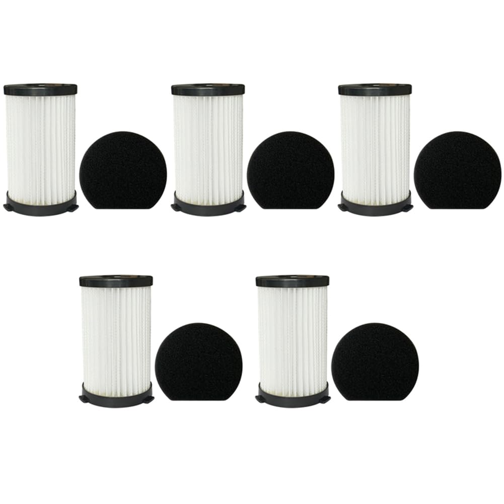 Hndhbfgrt 5X Washable Hepa Filter and Sponge Replacement Kit for D600 D601 Corded Stick Vacuum Cleaner Spare Accessories