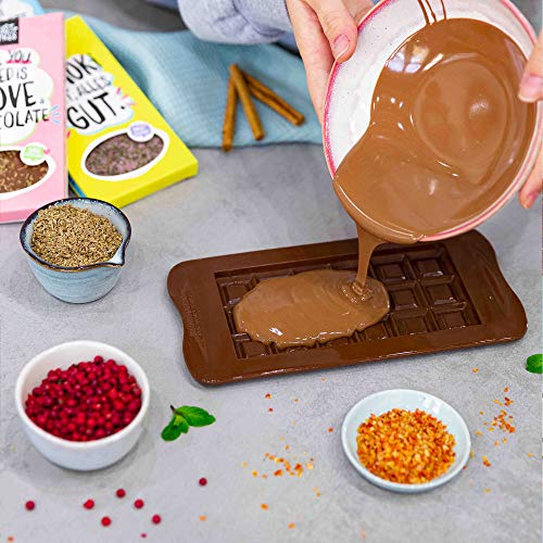 Just Spices DIY Schoko-Kit I Schokoladen-Set zum Selbermachen I Personalisierte Schokolade herstellen I Geschenk zu… – Bild 4