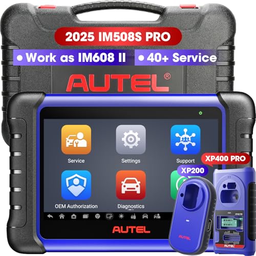 Autel MaxiIM IM508S PRO w/ XP400 PRO, 2025 Bidirectional Diagnostic Scan Tool Same as IM608 PRO II/ IM608S II, Updated of IM508S IM508 IM608 w/Smart & Expert Mode