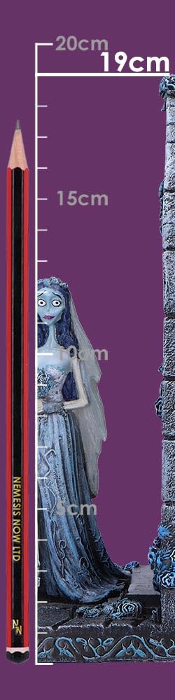 Nemesis Now Sujetalibros Emily y Victoria de la Novia cadávera, coleccionables de la película gótica, Licencia Oficial Tim Burton Merchandise