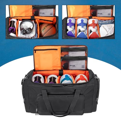 DSLEAF Sneaker Duffle Bag with Dividers