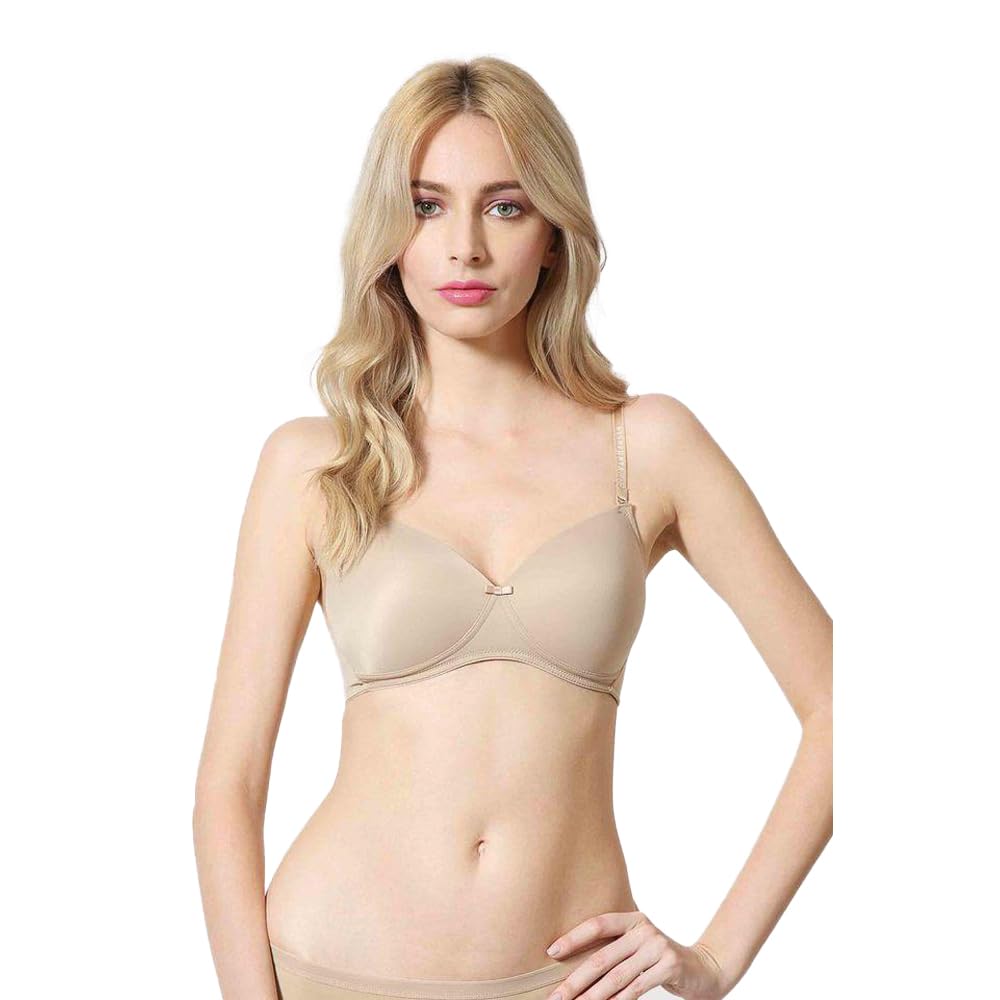 van heusen Women's Cotton Padded Wireless T-Shirt Bra - Plush Back No Slip Strap, Full Coverage, High Stretch, 16 Hour Comfort-picture-46