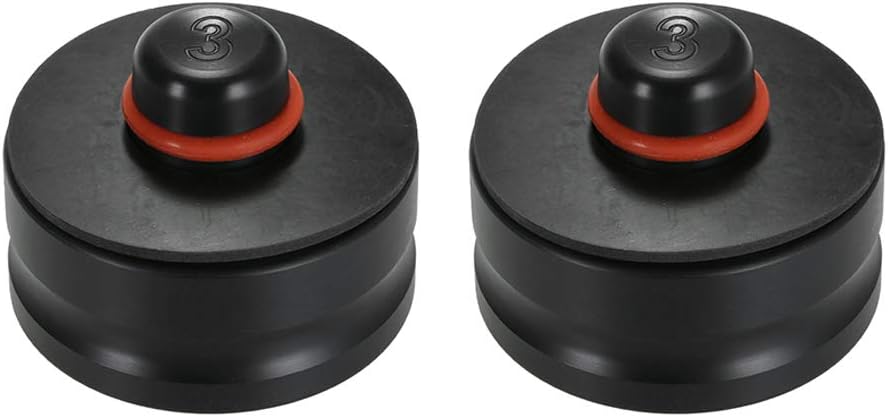 Carrfan Jack Lift Point Pad Adapter Jack Pad Tool Chassis Dedicated 2pcs for Tesla Model 3 （Black）